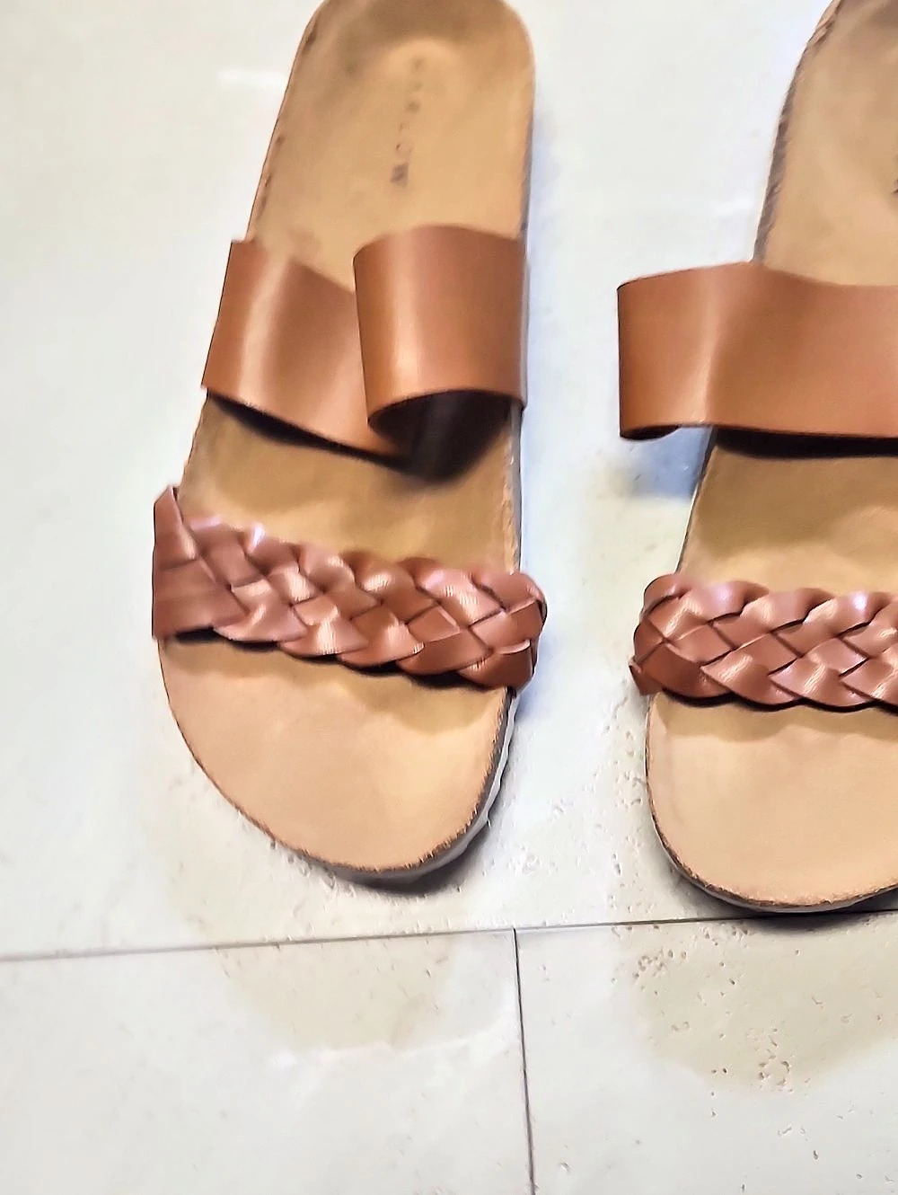 Harlow Braided Sandals Brown Size 9